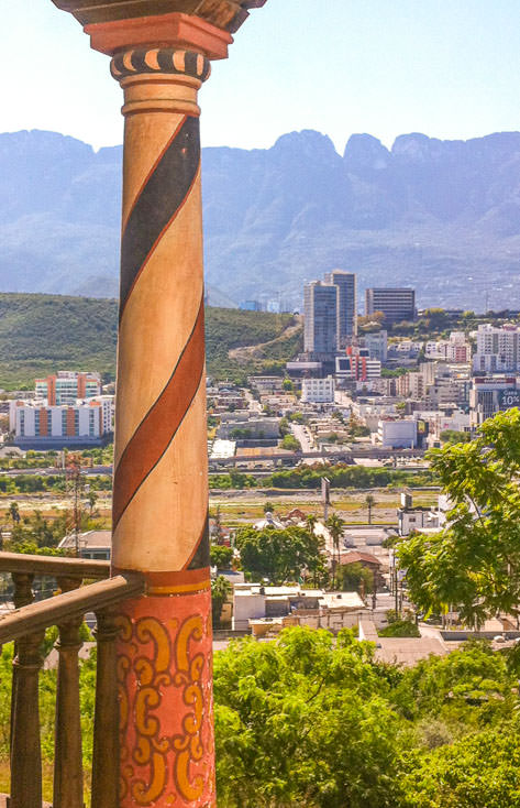 View from Museo del Obispado