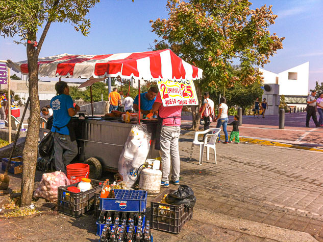 Street vendors in Monterrey