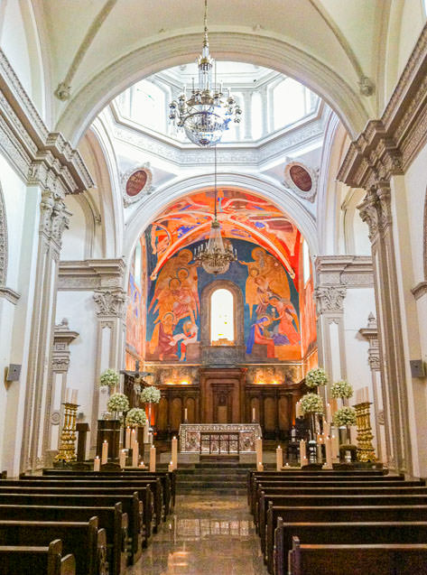 Inside the Catedral Metropolitana of Monterrey