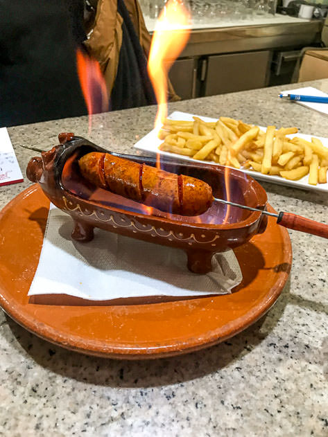 'Chorizo al infierno' in Los Claveles, Rute
