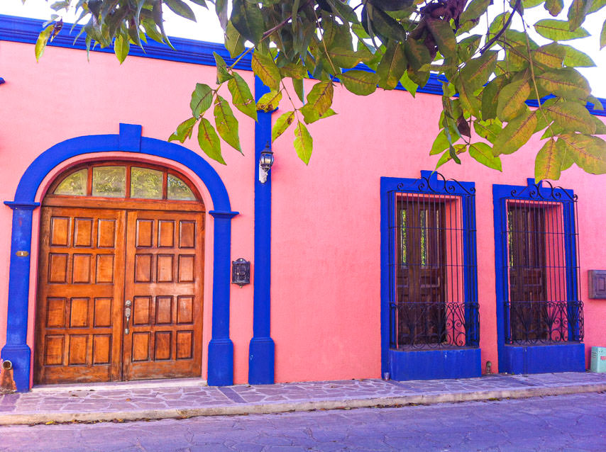 I fell in love with the colorful colonial houses in Santiago