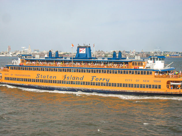 Taking the Staten Island ferry is a must when visiting New York!
