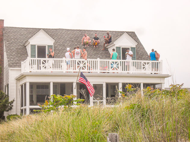 A Memorial Day party at a house by the boardwalk in Rehoboth Beach