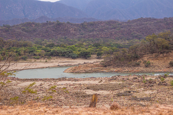 The wide Pilcomayo river