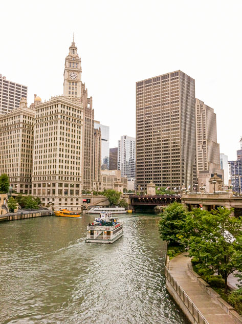 Cruising the Chicago River is one of the best ways to admire the Windy City's architecture