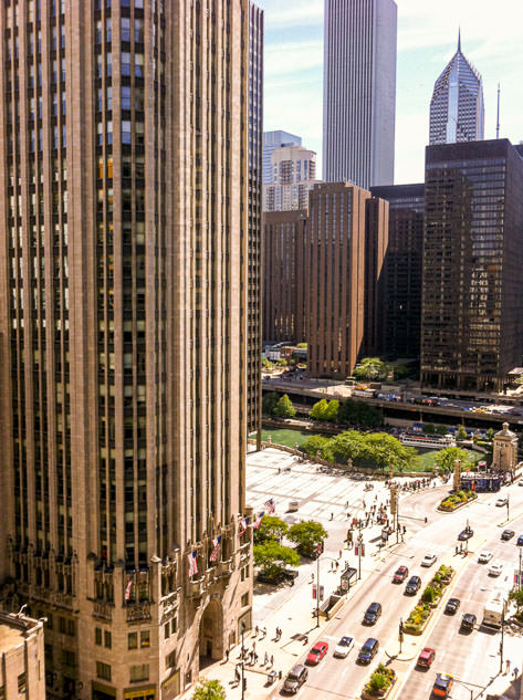 What a view of Michigan Ave!