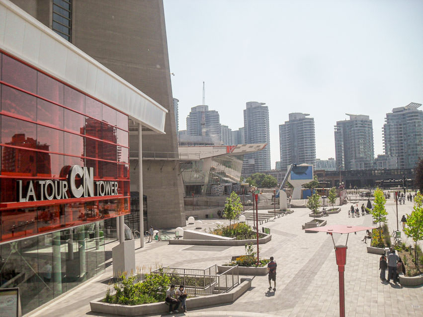 The CN Tower is Toronto's most famous place