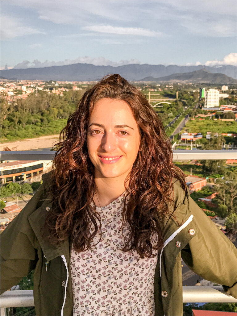 Posing from the top of La Copa in Tarija