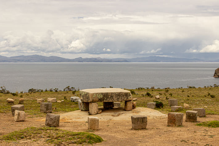 Piedra Sagrada in Challapampa