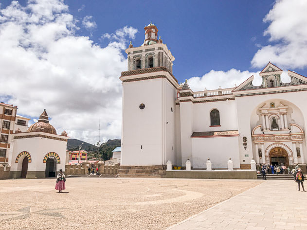 Copacabana is a popular Bolivian town by lake Titicaca