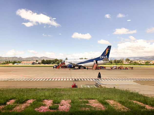 Ready for take off at the Tarija airport