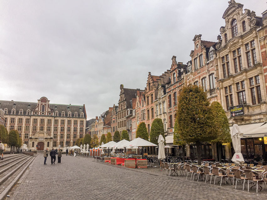 Old Market Square in Leuven