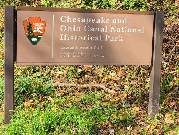The Chesapeake and Ohio canal is a popular getaway from DC