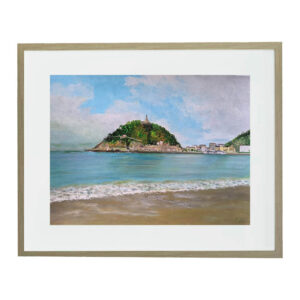 San Sebastián painting_wood