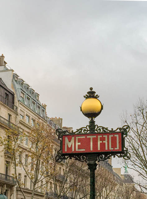 I love the metro signs in Paris