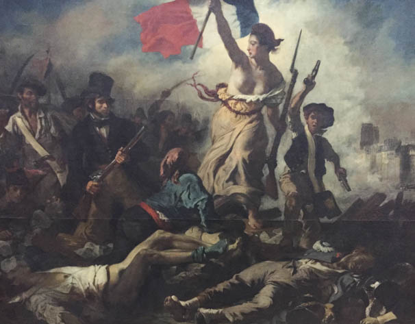 Delacroix's painting 'La Liberté guidant le peuple'