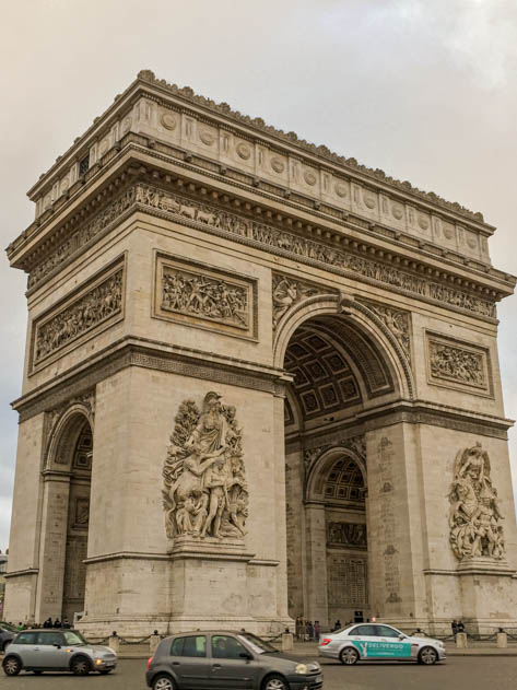 Arc de Triomphe, one of the iconic attractions in the French capital
