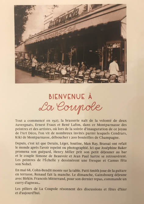 The history behind La Coupole