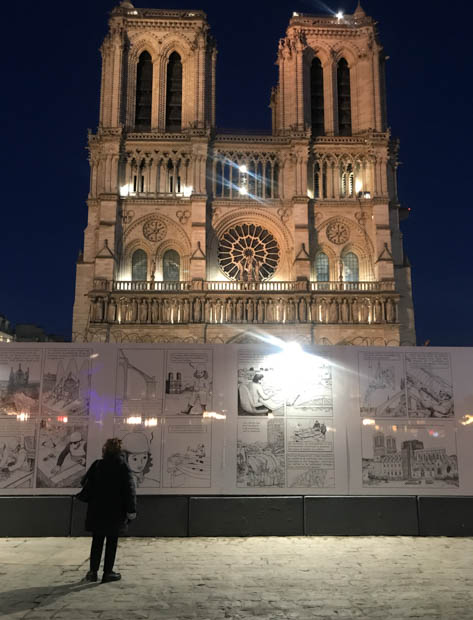 Admiring Notre Dame