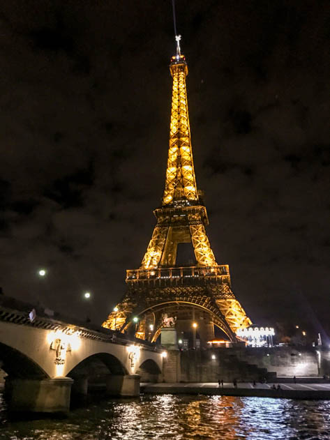 Eiffel Tower at night