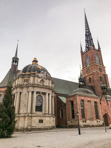 Riddarholmskyrkan on the island of Riddarholmen