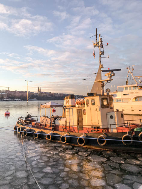 Fishing boat along Norr Mälarstrand