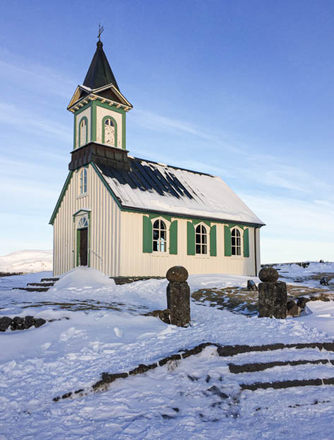 Remote church in Þingvellir National Park