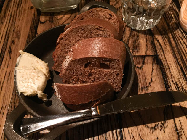 Yummy bread and butter at Kol restaurant