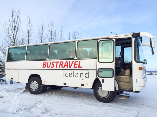We traveled around Iceland in this bus with Reykjavik Excursions