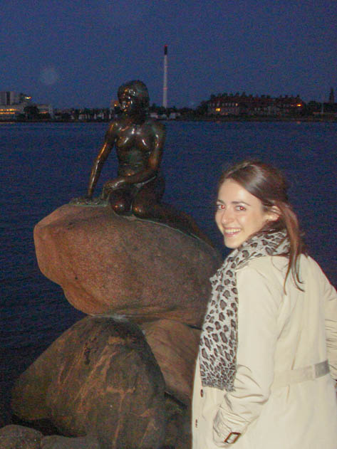 Posing with the Little Mermaid back in 2012