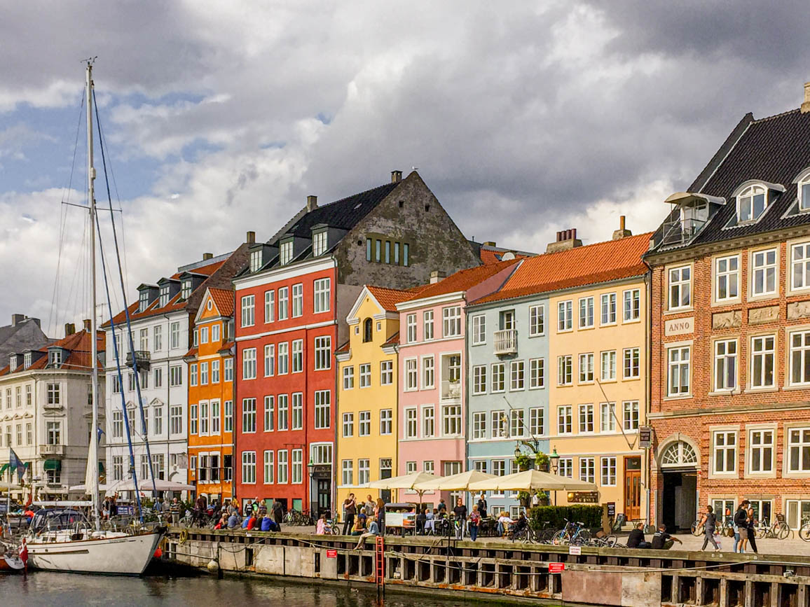 The famous Nyhavn in Copenhagen (Denmark)