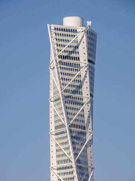 A closer look at the Turning Torso in Malmö