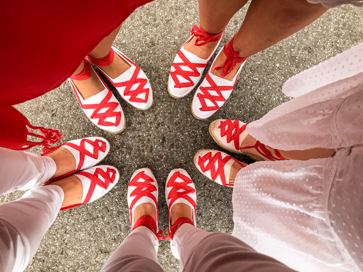 Ready for San Marcial with our espadrilles