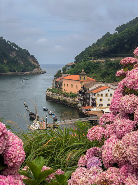 Pasajes de San Juan, one of the stops along the Camino del Norte