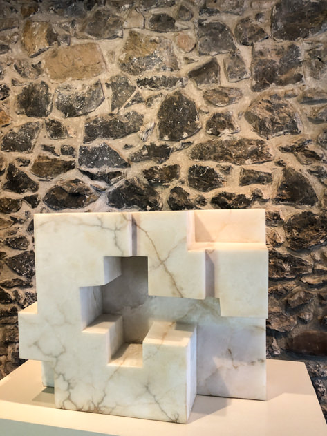 Marble sculpture by Chillida