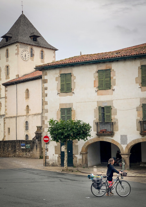 The picturesque village of Sare in the French Basque countryside