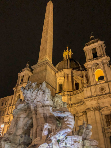 Fontana dei Quattro Fiumi in Piazza Navona is another must-see when visiting Rome