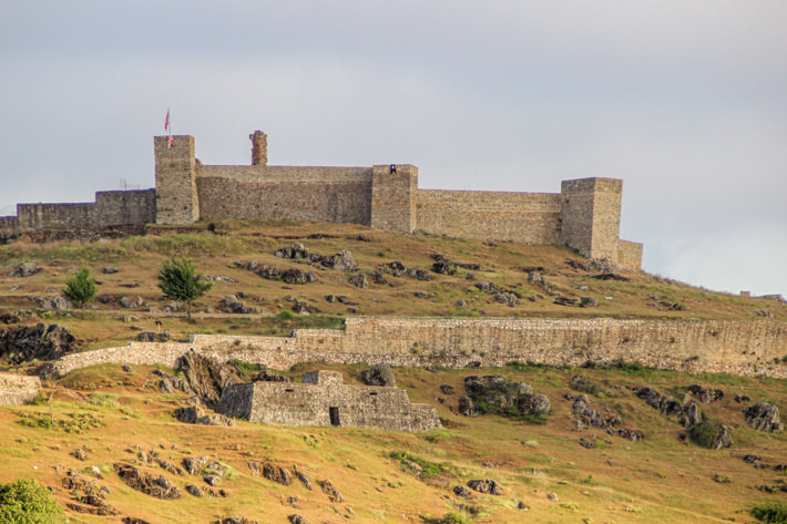 The castle in Aracena is one of the main attractions in the Sierra