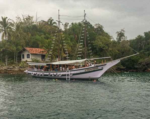 Boat in Ilha Grande