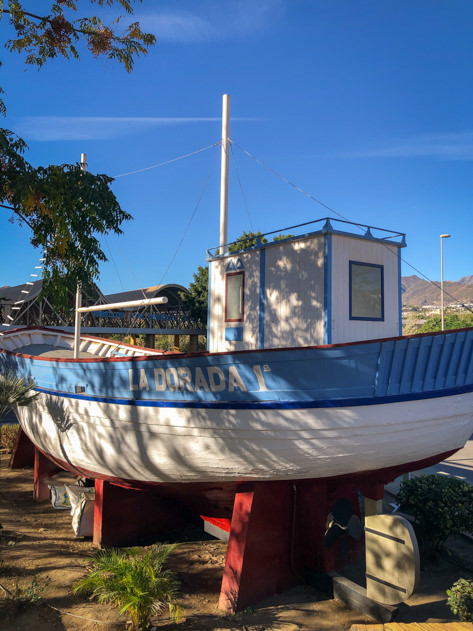 The iconic fishing boat from Chanquete, a Spanish TV hit