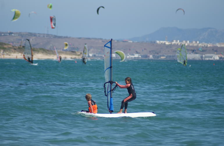 Group Windsurfing lessons in Tarifa, near Gibraltar (Manawa)