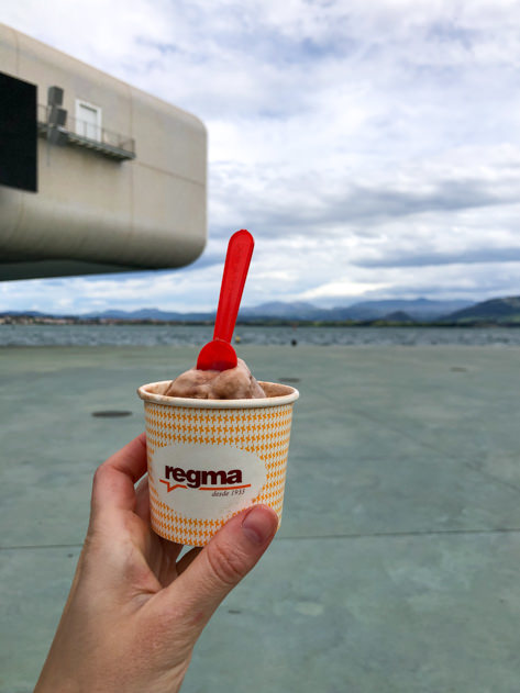 Regma ice creams are a must when in Santander