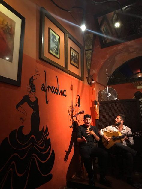 Flamenco show at Almedina Cafe Bar in Tarifa