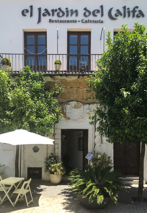 I loved eating at El Jardín del Califa in Vejer de la Frontera