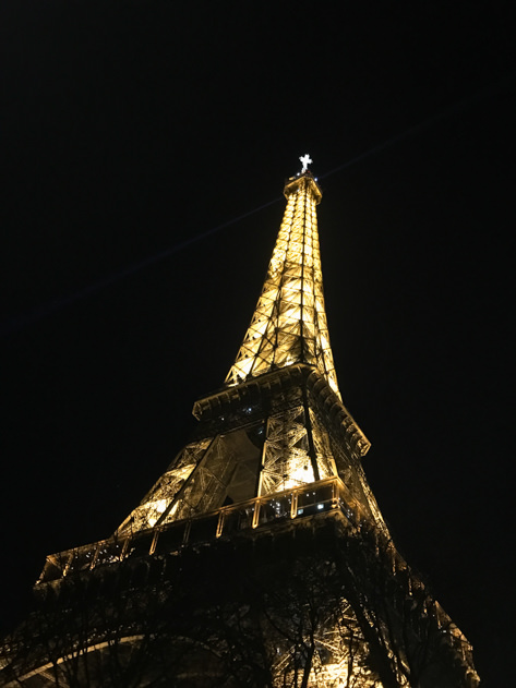 Eiffel Tower at night