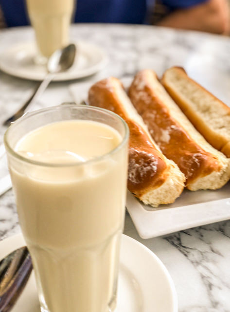 Horchata and fartons is a typical food in Valencia