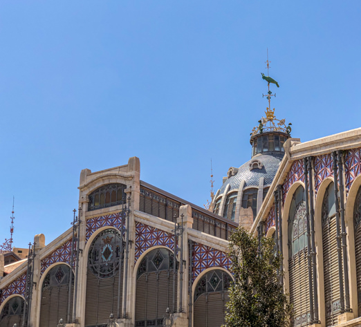 The Central Market of Valencia is one of the top places to visit