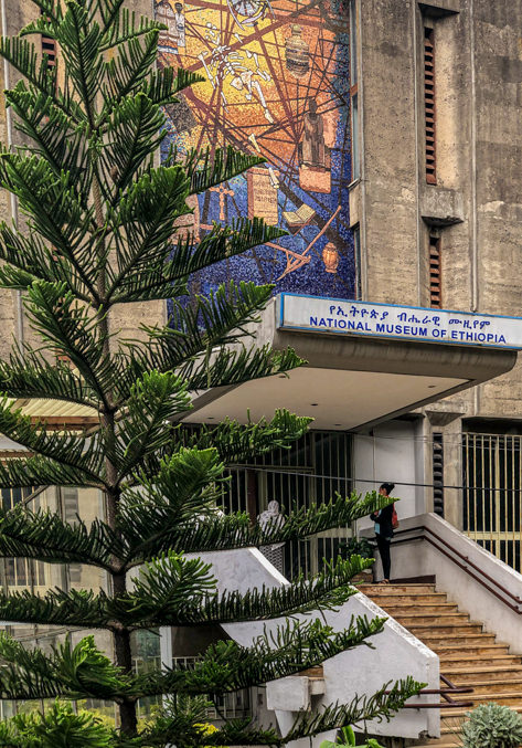 The National Museum of Ethiopia was one of our stops in Addis