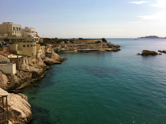 Marseille is located along the blissful Mediterranean Sea