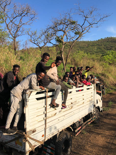 Friendly locals in Chebera-Churchura National Park